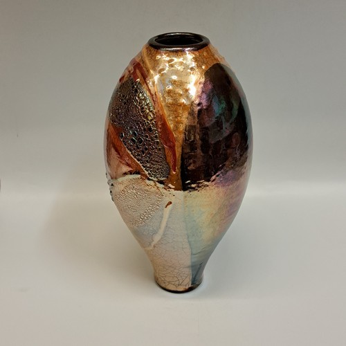 #230403 Raku Glitter Glaze 10x5 $42 at Hunter Wolff Gallery